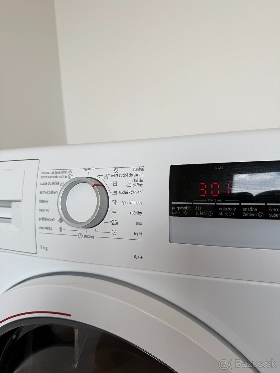 Sušička Bosch Serie 4, 7 kg, A++ - 2