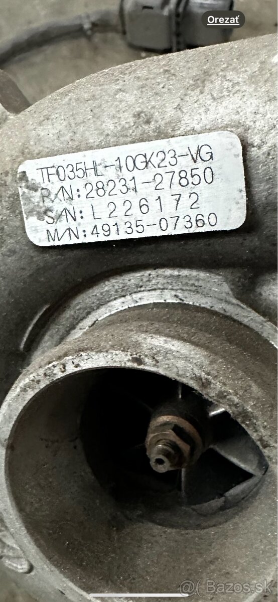 Turbo Hyudai Santa fe - 2