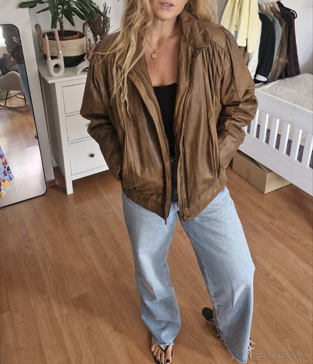 Vintage kožená bunda - 2