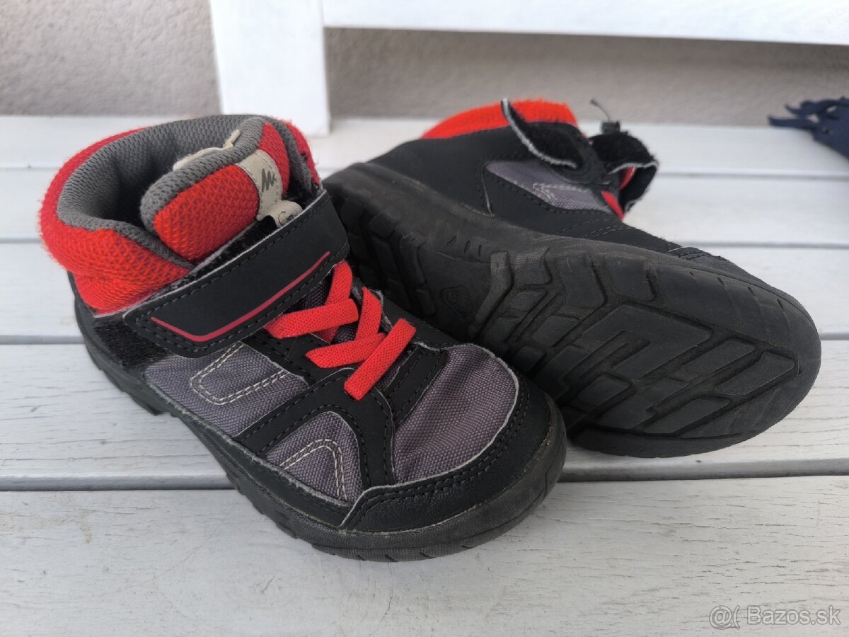 Quechua turistické topánky 24 - 2