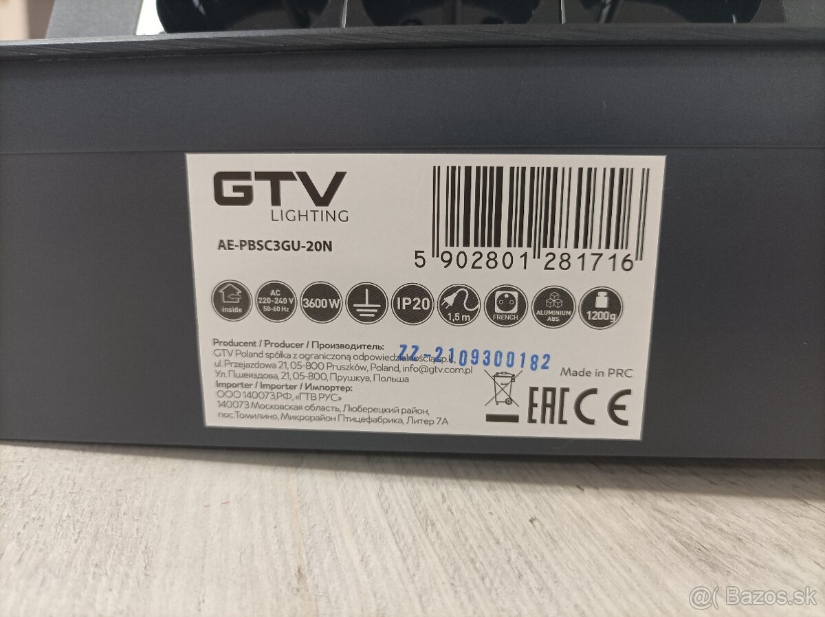 Zásuvkový el. modul GTV - 2