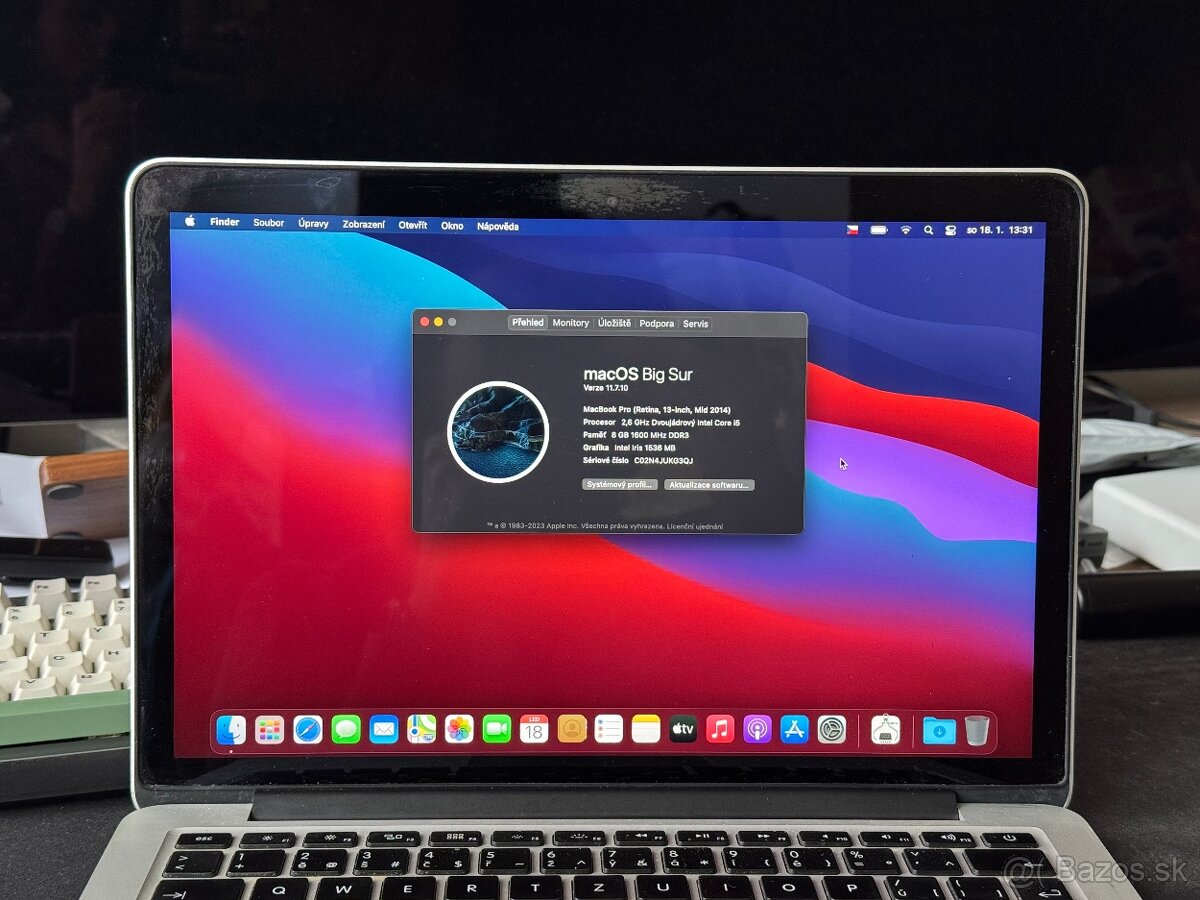 MacBook Pro 13” 2014 Retina - nová baterka - 2