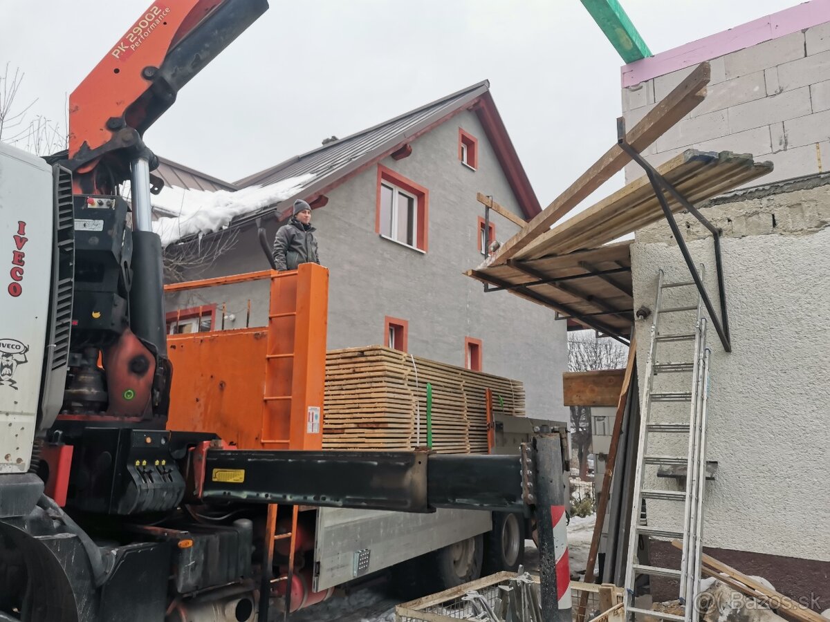 Autodoprava s hydraulickou rukou - 2