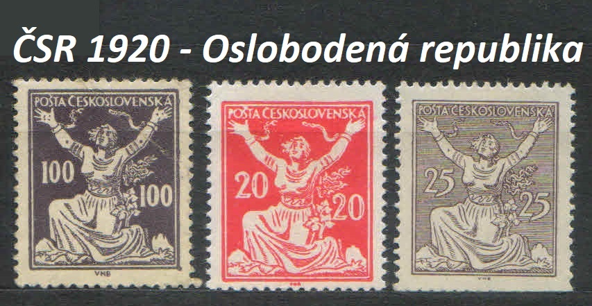 Poštové známky, filatelia: ČSR+ČSSR, slávne série B - 2