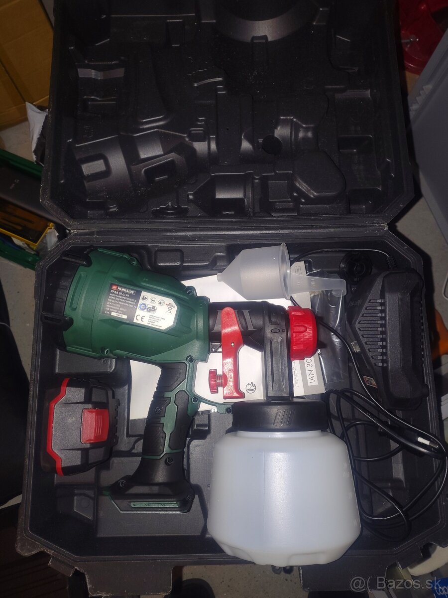 Aku striekacia pištoľ na farbu + Akumulátor + Nabíjačka - 2