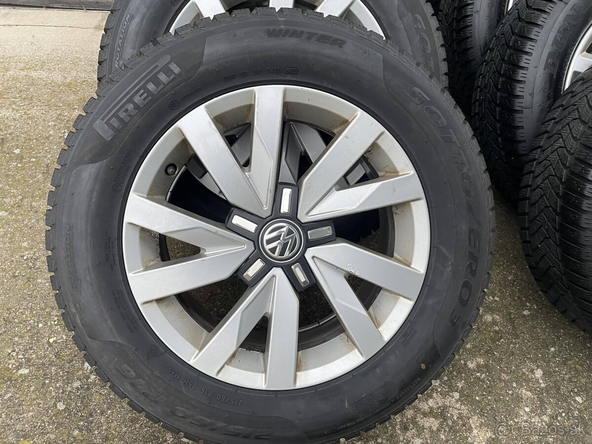 MOON Schwarz Orig.skoda Alu Disky 5x112 215 60 16 Zimné - 2