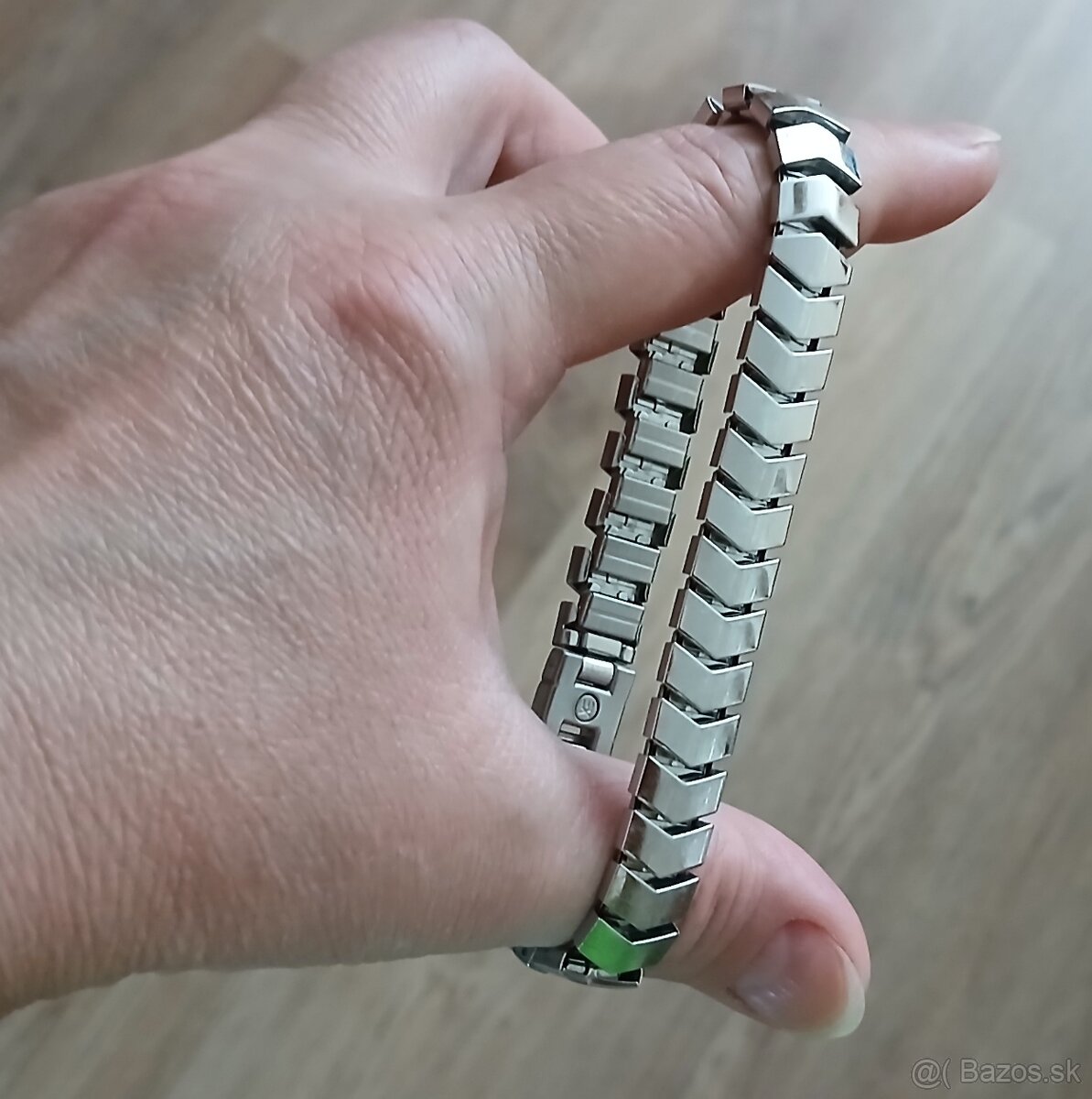 Magnetický náramok z chirurgickej ocele - 2