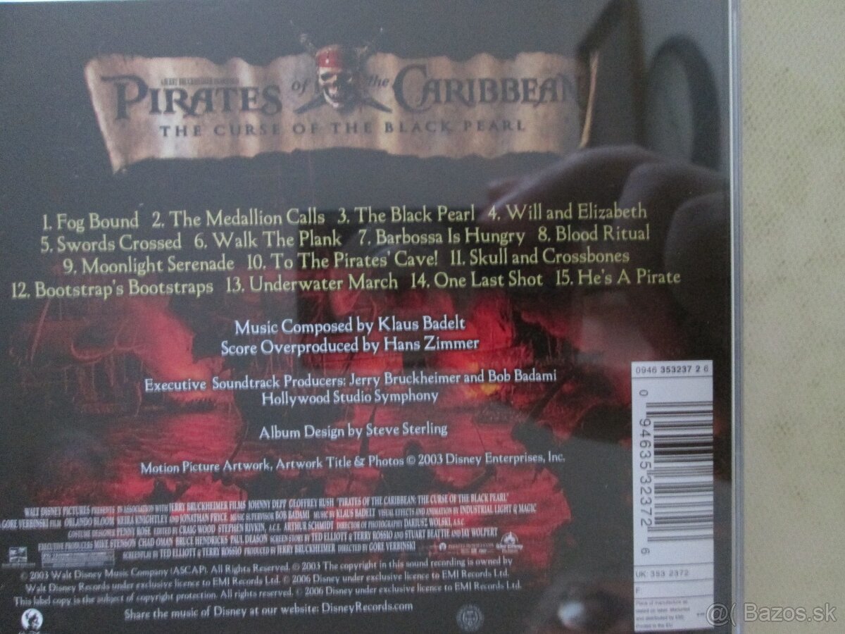 Soundtrack, Hudba k filmu na CD : Evita. Rapunzel - 2