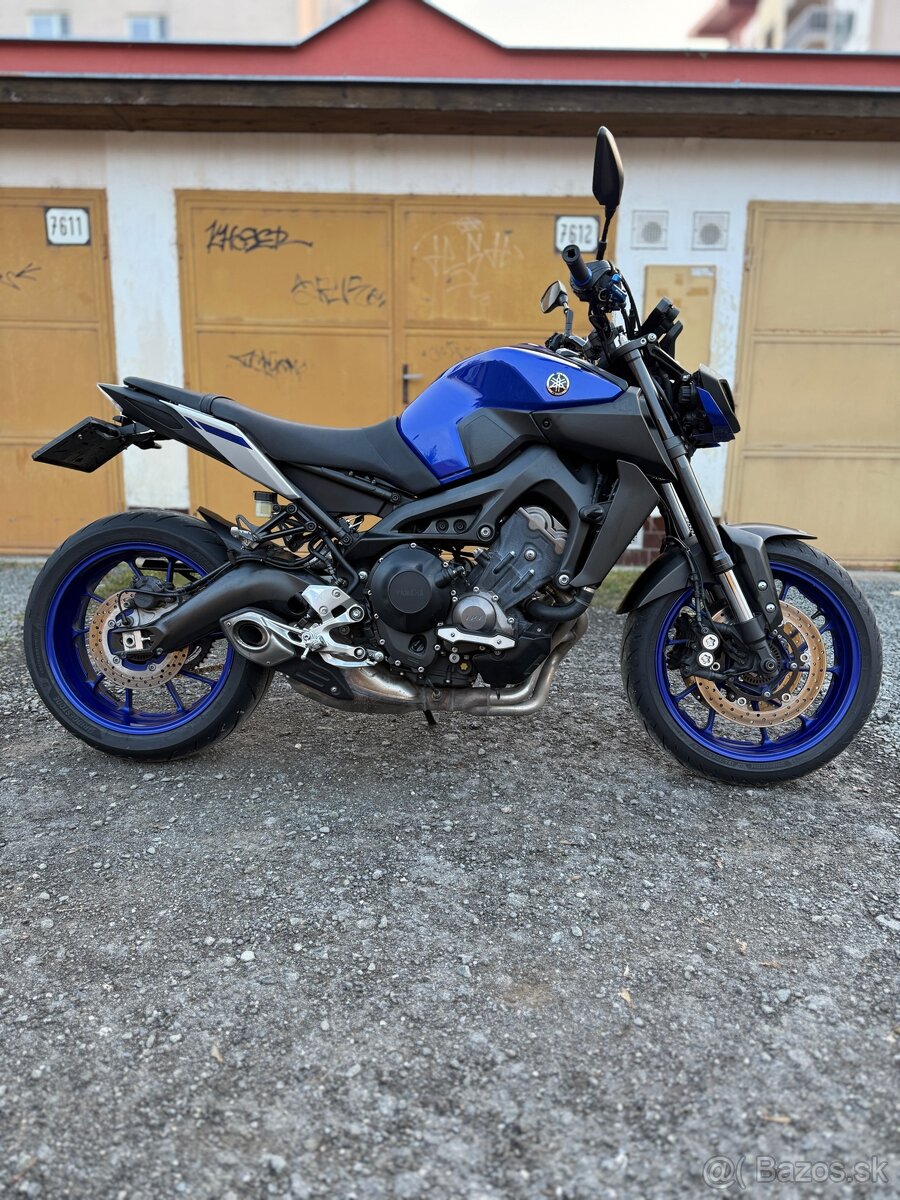 Yamaha MT-09, 2017, 85 kW - 115 koní - 2
