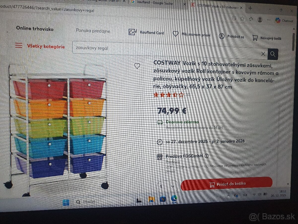 Vozík s 10 zásuvkami - 2