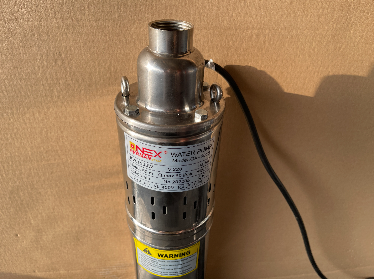 Hlbinné čerpadlo do vrtu 10cm priemer 50cm dĺžka - 2