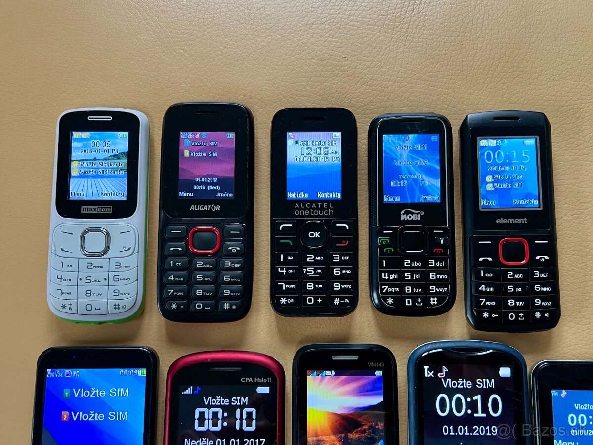 Maxcom MM129, Aligator D200, Alcatel 1016G, Mobiola P190... - 2