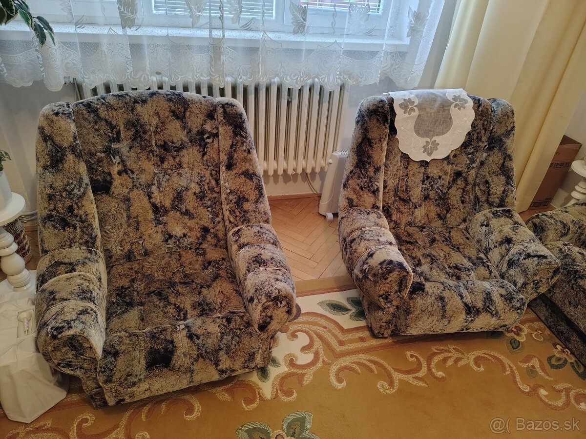 Sedačka a kreslá - 2