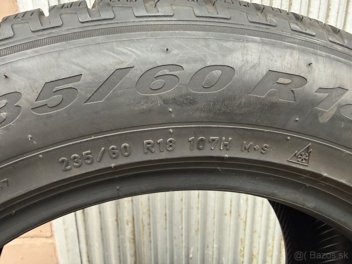 Zimne pneumatiky PIRELLI 235/60 R18 - 2