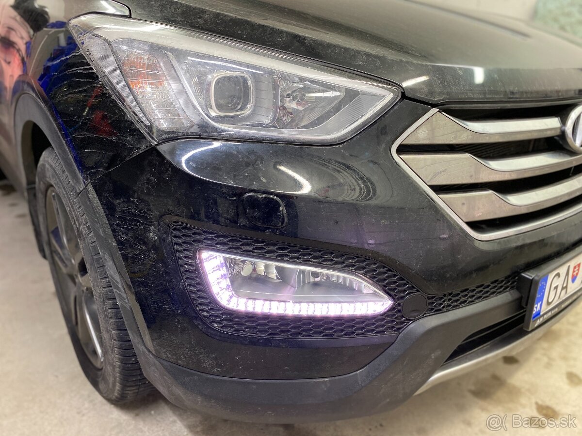 Hyundai Santafe hmlovka denné svietenie DRL - 2