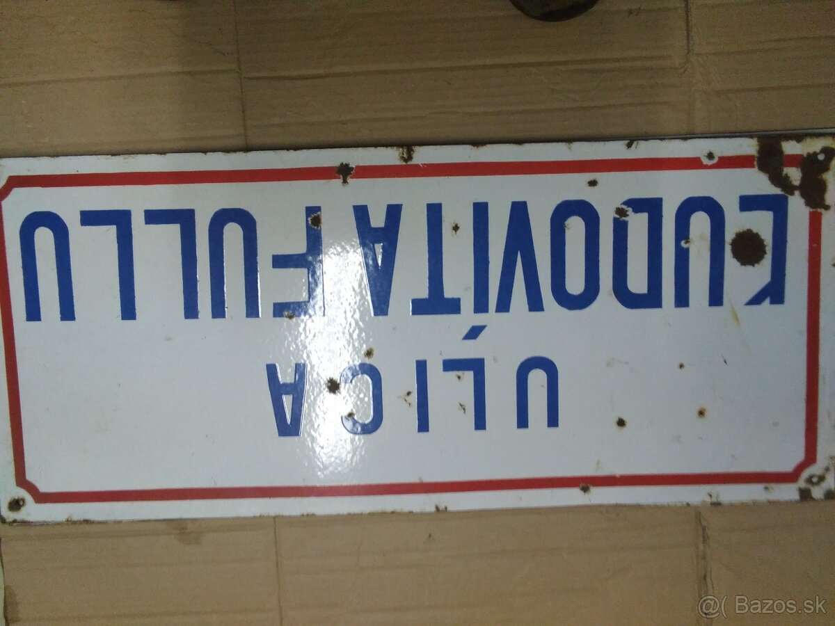 Smaltovane cedule - 2