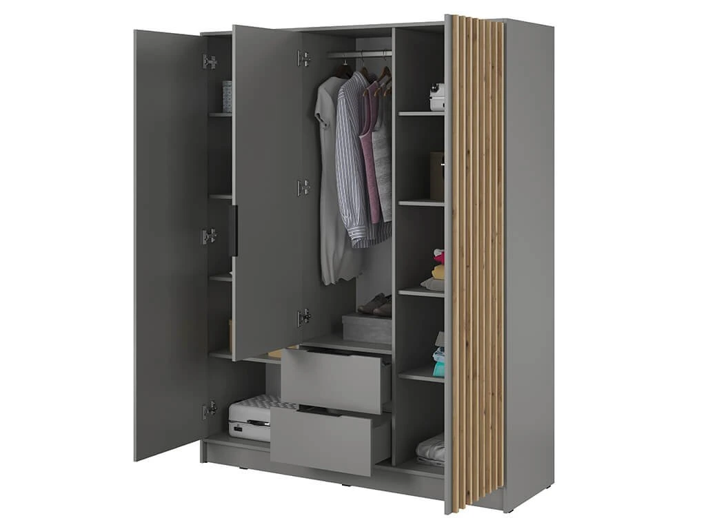 Šatniková skrina s nádstavcom Nová - 2
