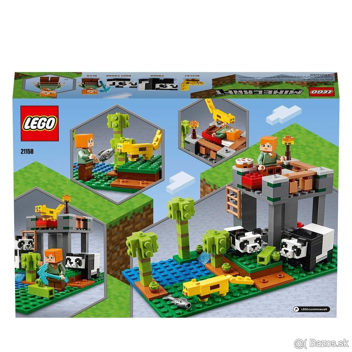 LEGO Minecraft 21158 Škôlka pre pandy - 2