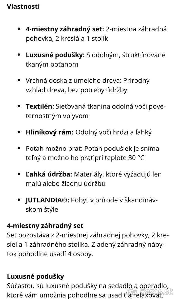 Zahradný nábytok - 2