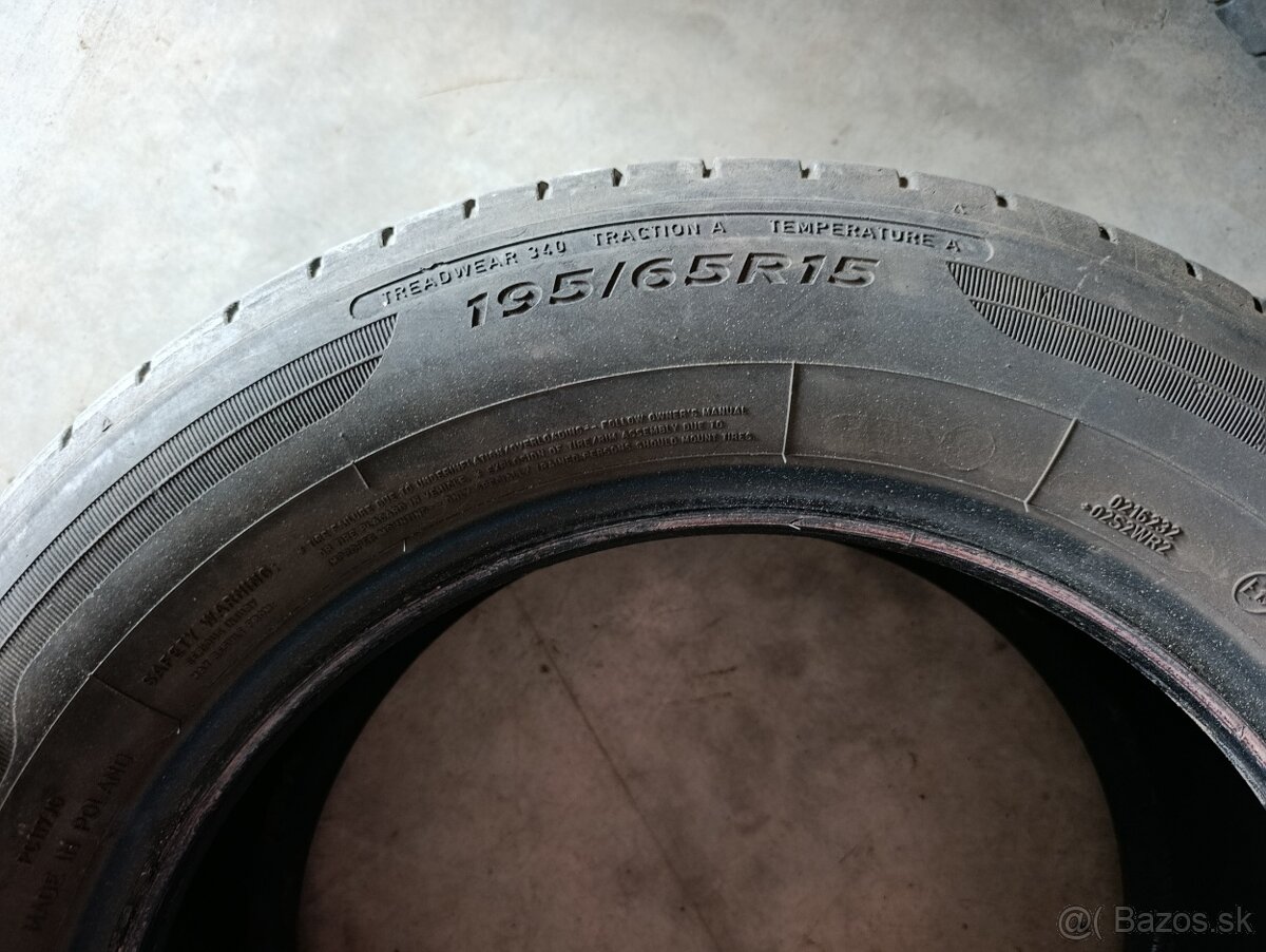 Letné pneumatiky 195/65 R15 - 2