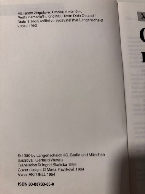 Otestuj si nemcinu 1, 2 - TOP STAV - 2