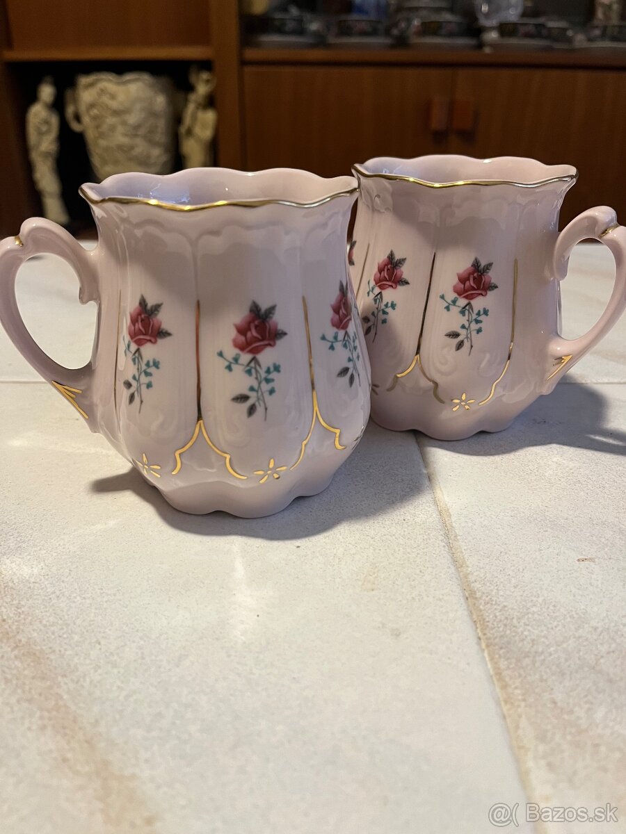 Ružoý porcelán - 2