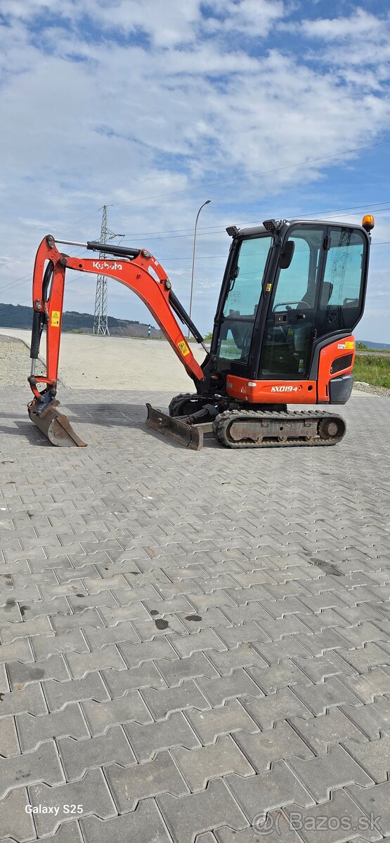 Minikoparka Kubota KX19-4 - 2