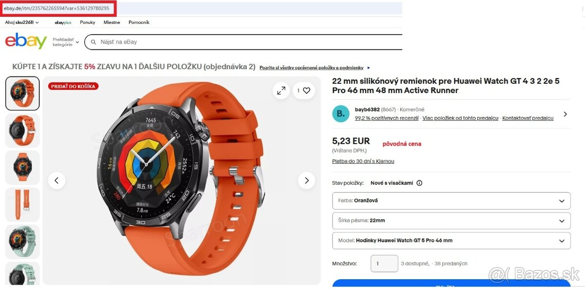 remienky Huawei Watch GT modely - 2