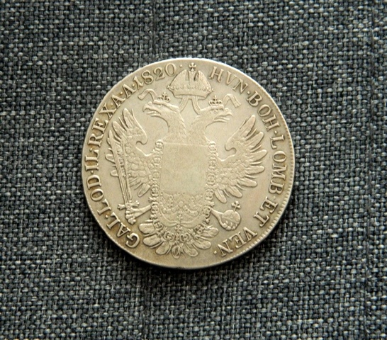 Predám 1 toliar 1820 G Franciscus I. - 2