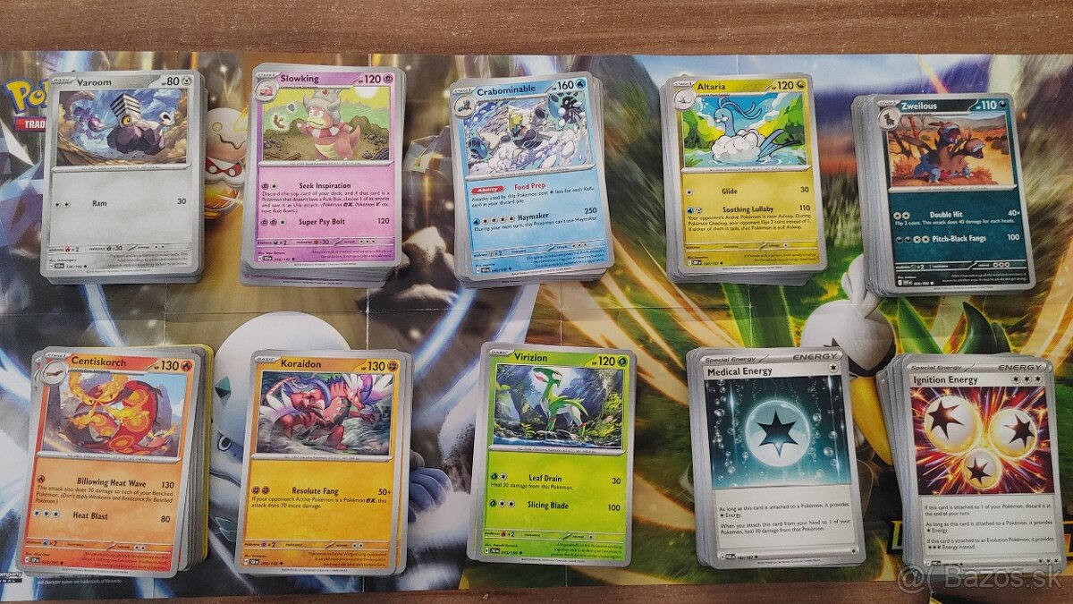 Predám original Pokemon kartičky 500ks - 2
