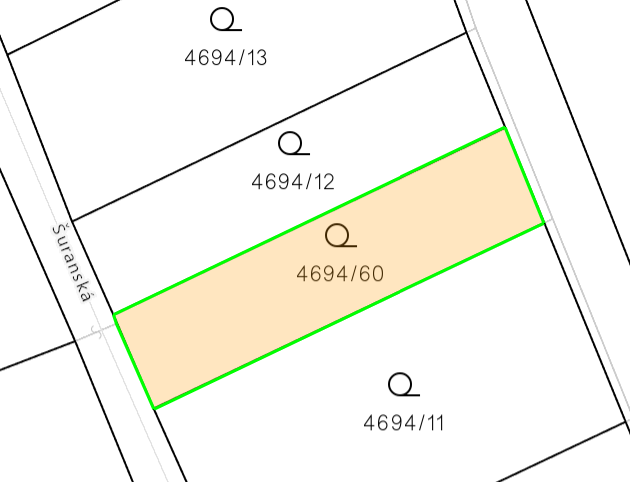 400m2 dve parcely priamo v Nitre / znizena cena - 2