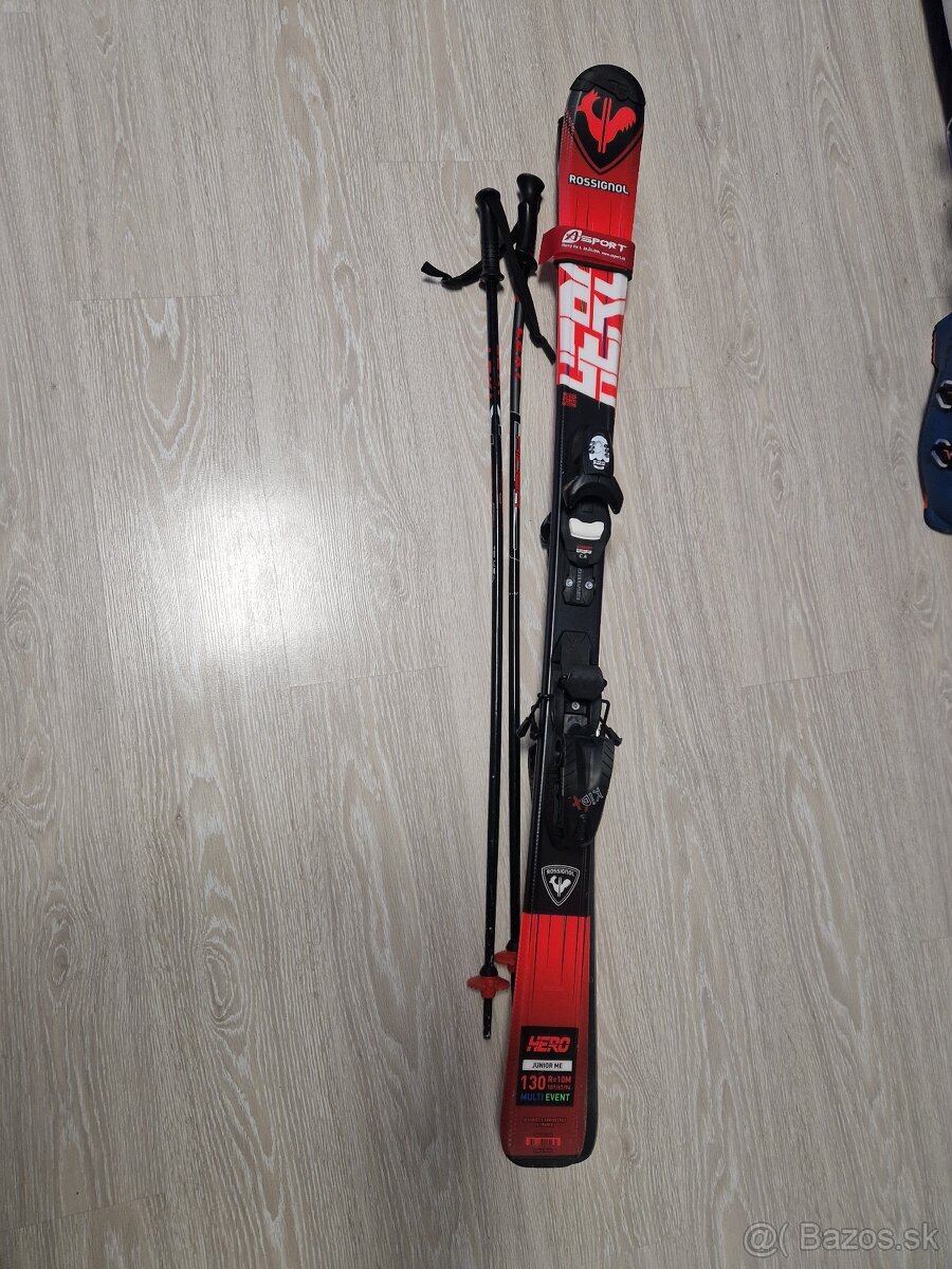 Predám detské lyze Rossignol 130 cm - 2
