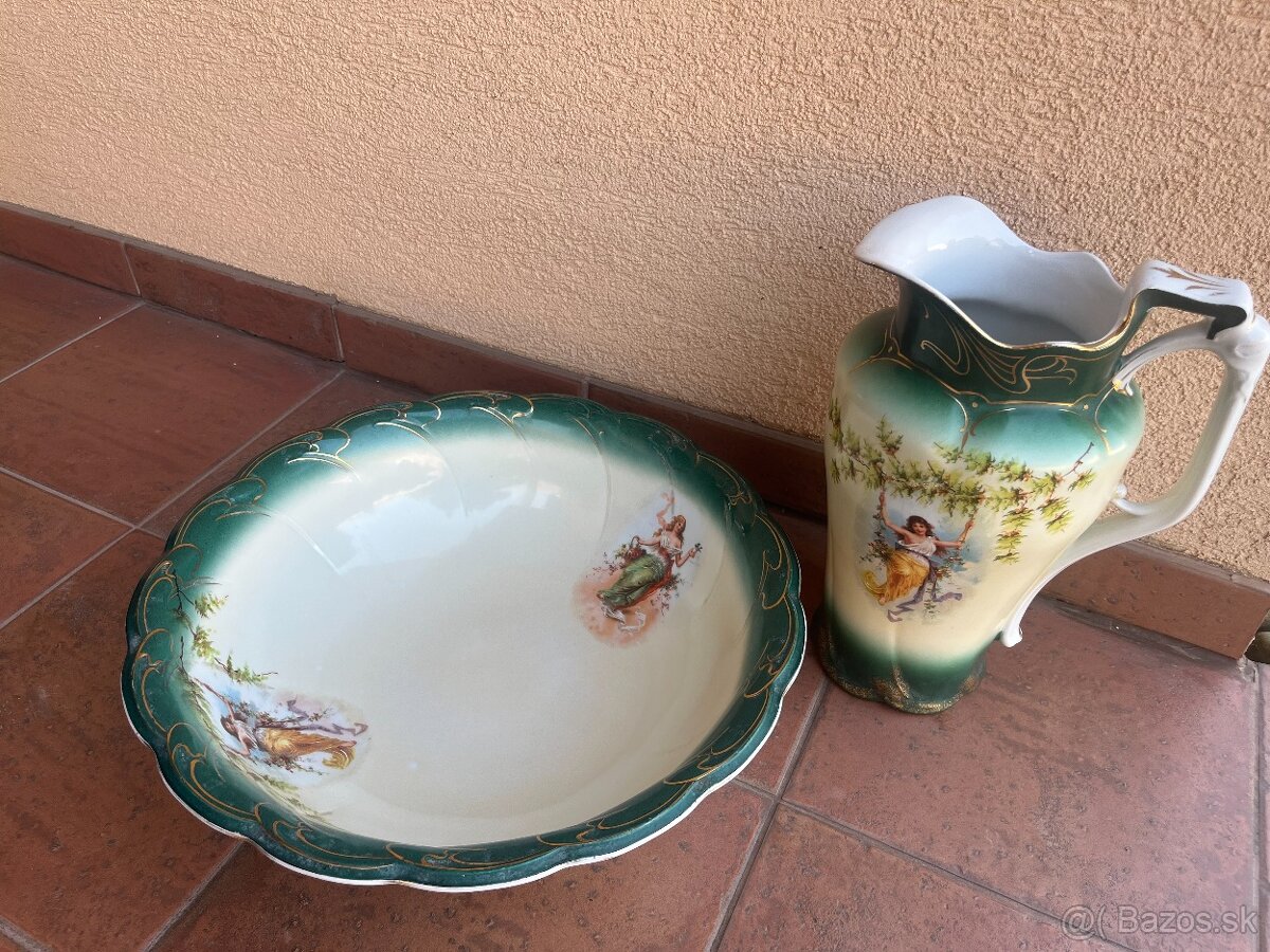 Starožitné umývadlo s džbánom - 2