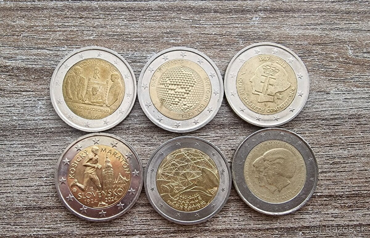 2€ pamätné mince 39ks - 2