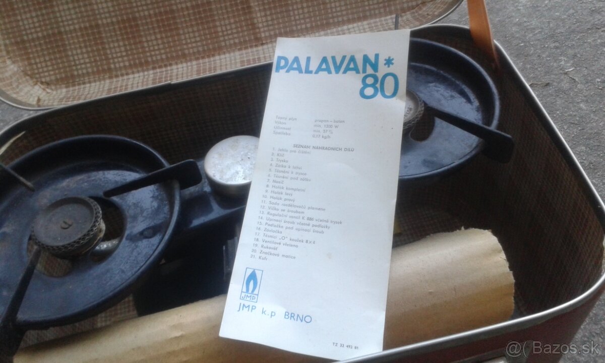 Kempingový varič. - 2