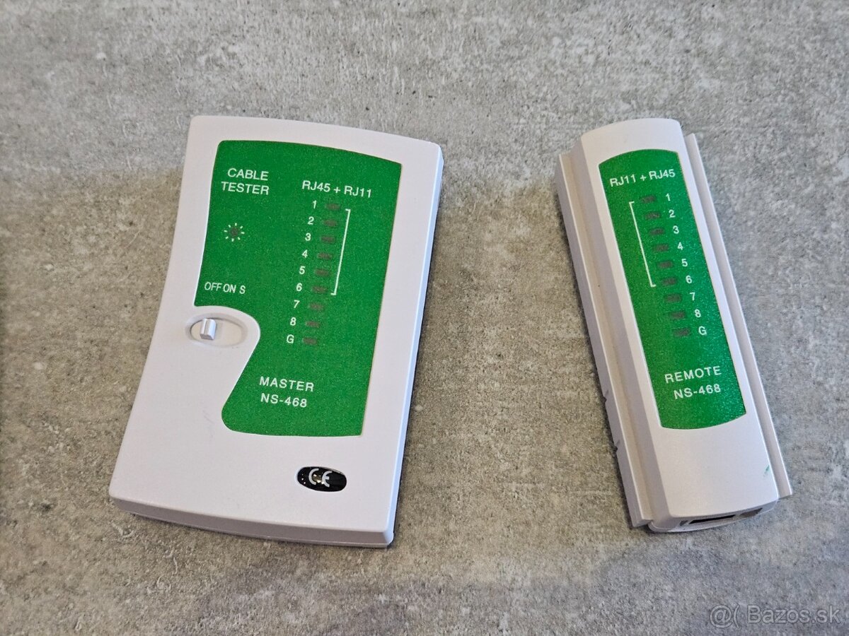 2x Tester ethernet káblov RJ-11 RJ-45 - 2