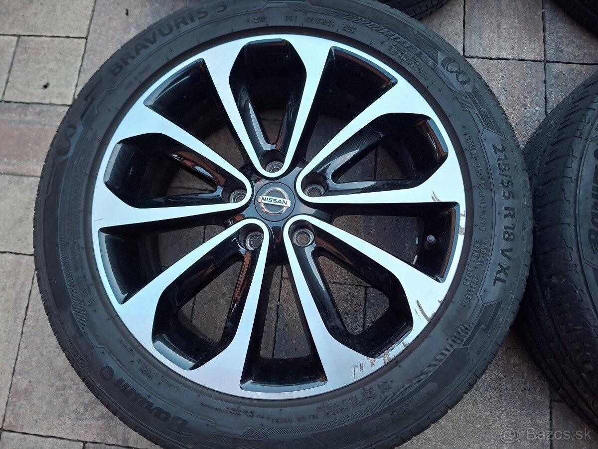 Predám hlinikové disky org.Nissan-R18 - 2