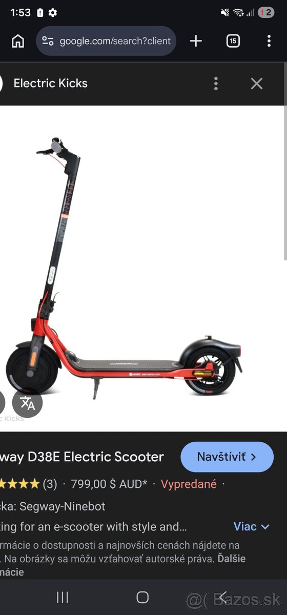 Ninebot d38 - 2