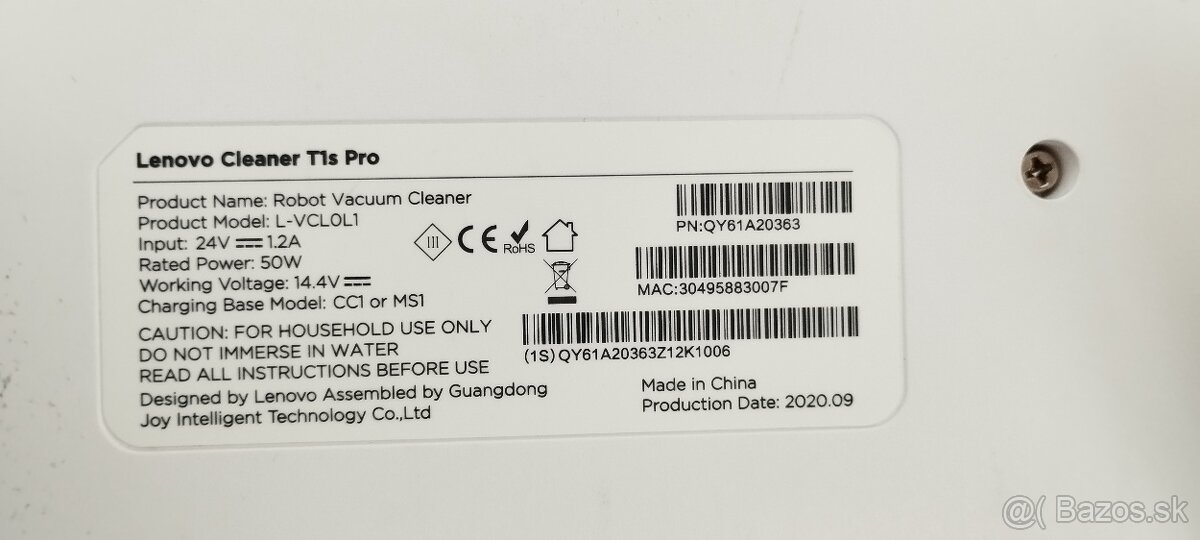 Robotický vysávač - Lenovo Cleaner T1s Pro - 2