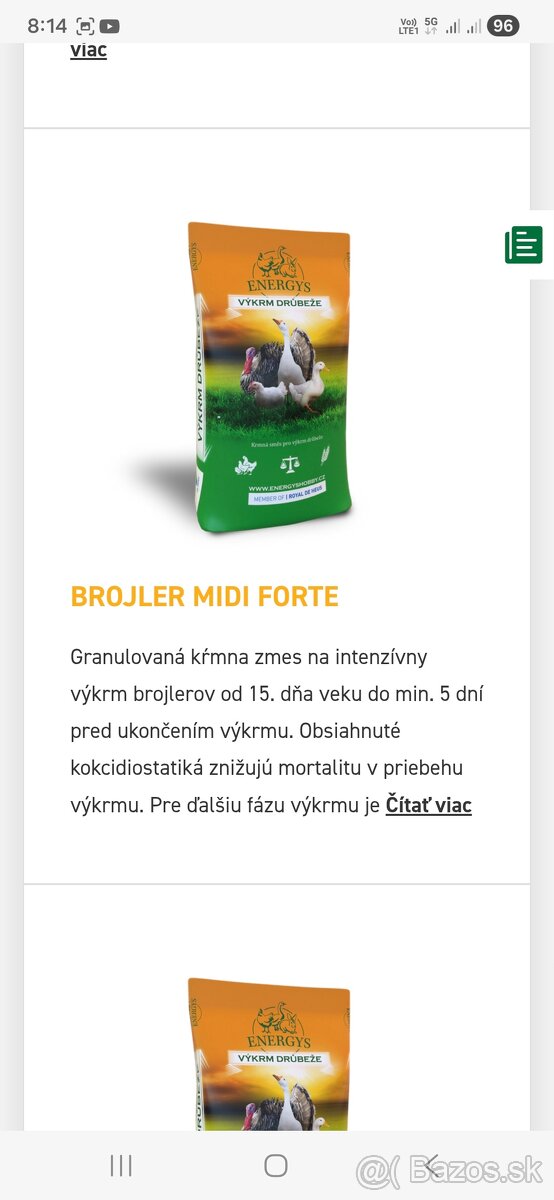 Zmeska pre nosnice,brojlere,vodnú hydinu - 2