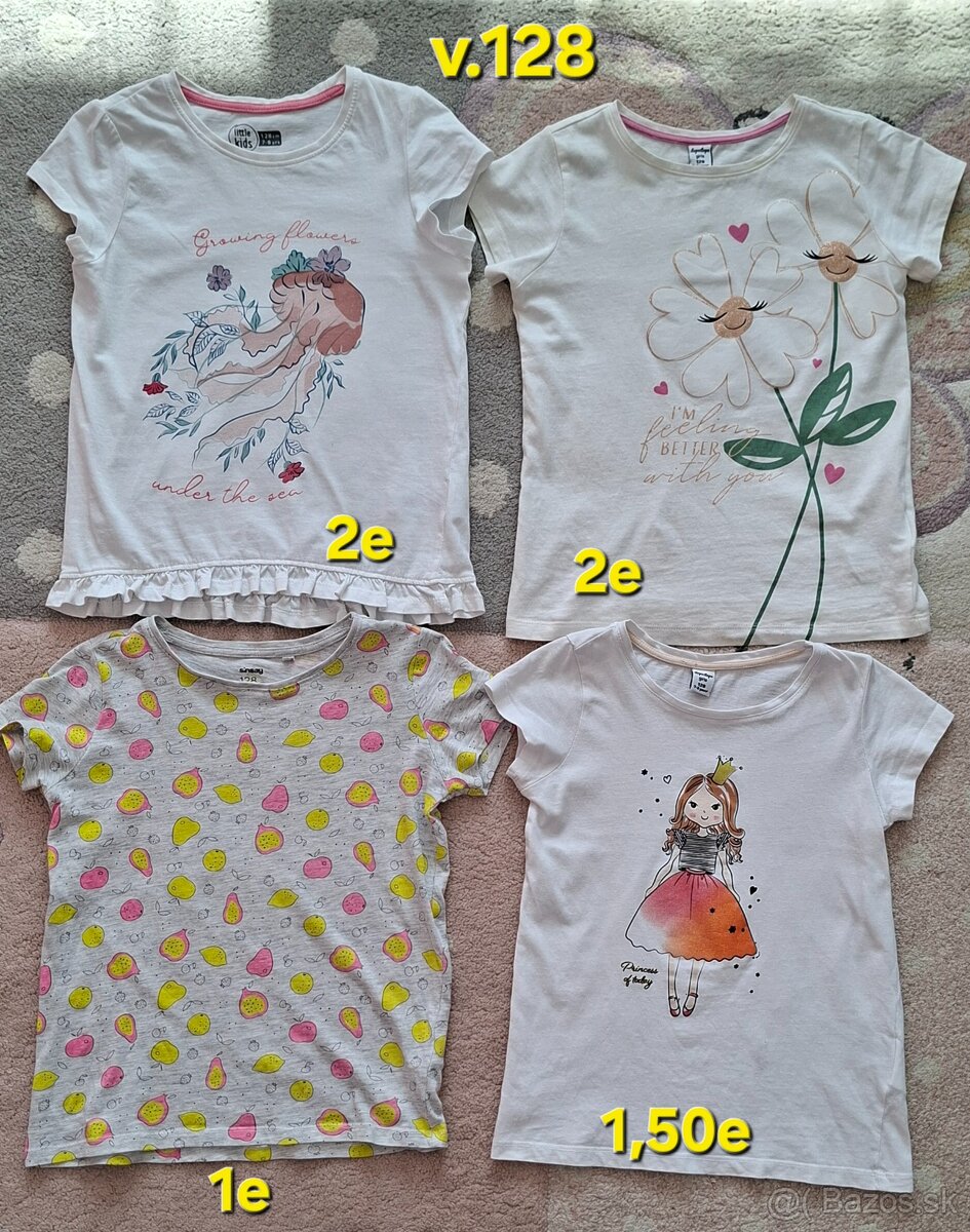 Tricka kratky a dlhy rukav, kosela - 2