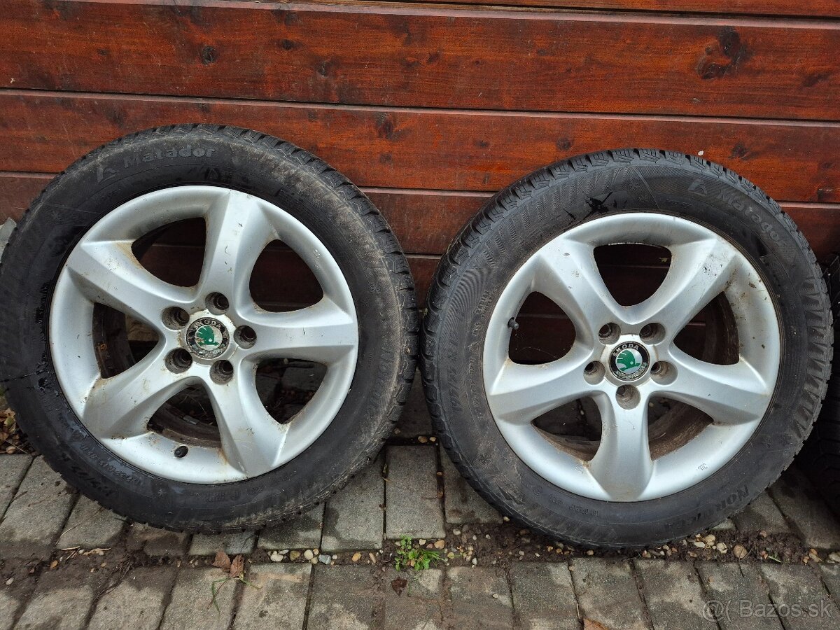 Elektrony Škoda 5x100r15 - 2