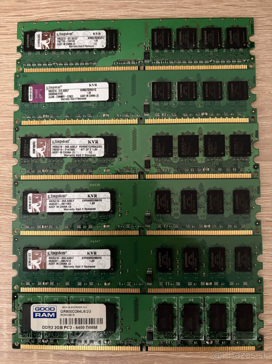 PC RAM DDR2 rôzne - 2