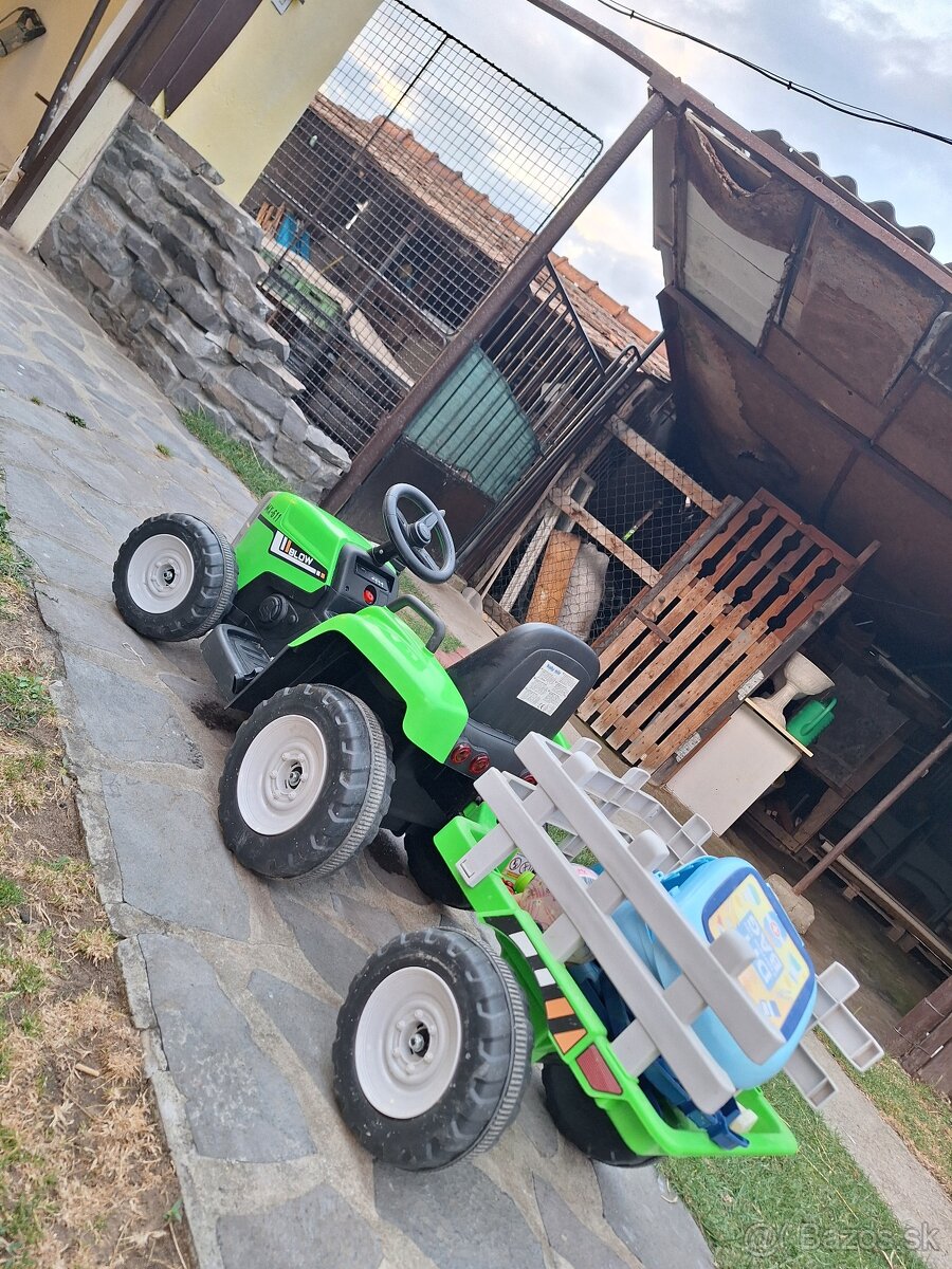 Detský elektrický traktor Workers - 2