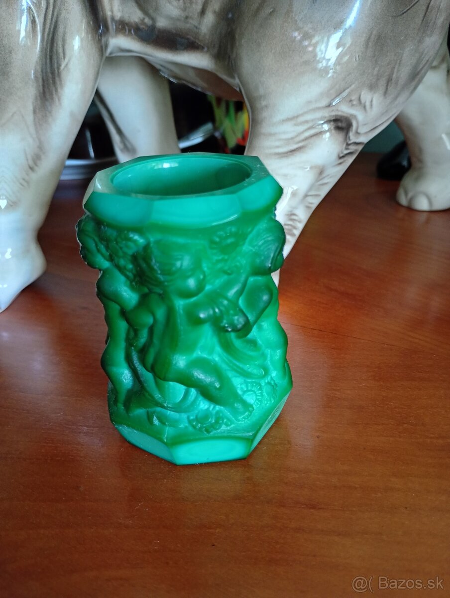 Malachitové Jade sklo - 2