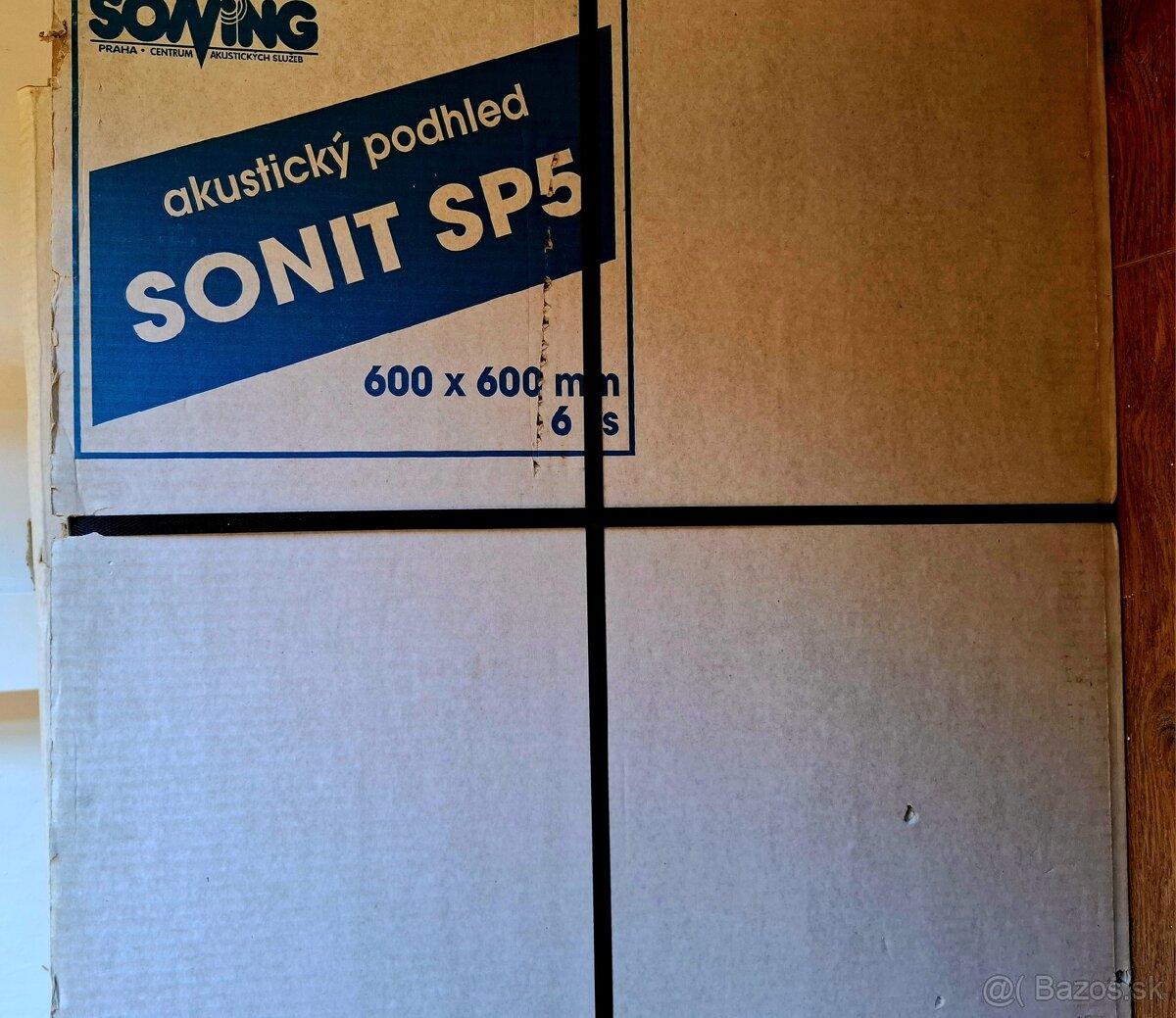 SONIT SP5, akustický podhľadový panel 600x600mm - 2