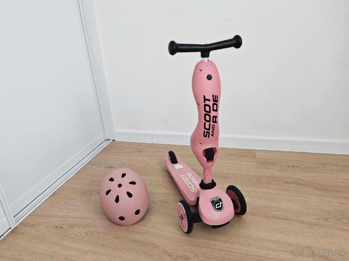 Scoot and Ride 2v1 kolobežka a odrážadlo + prilba - 2