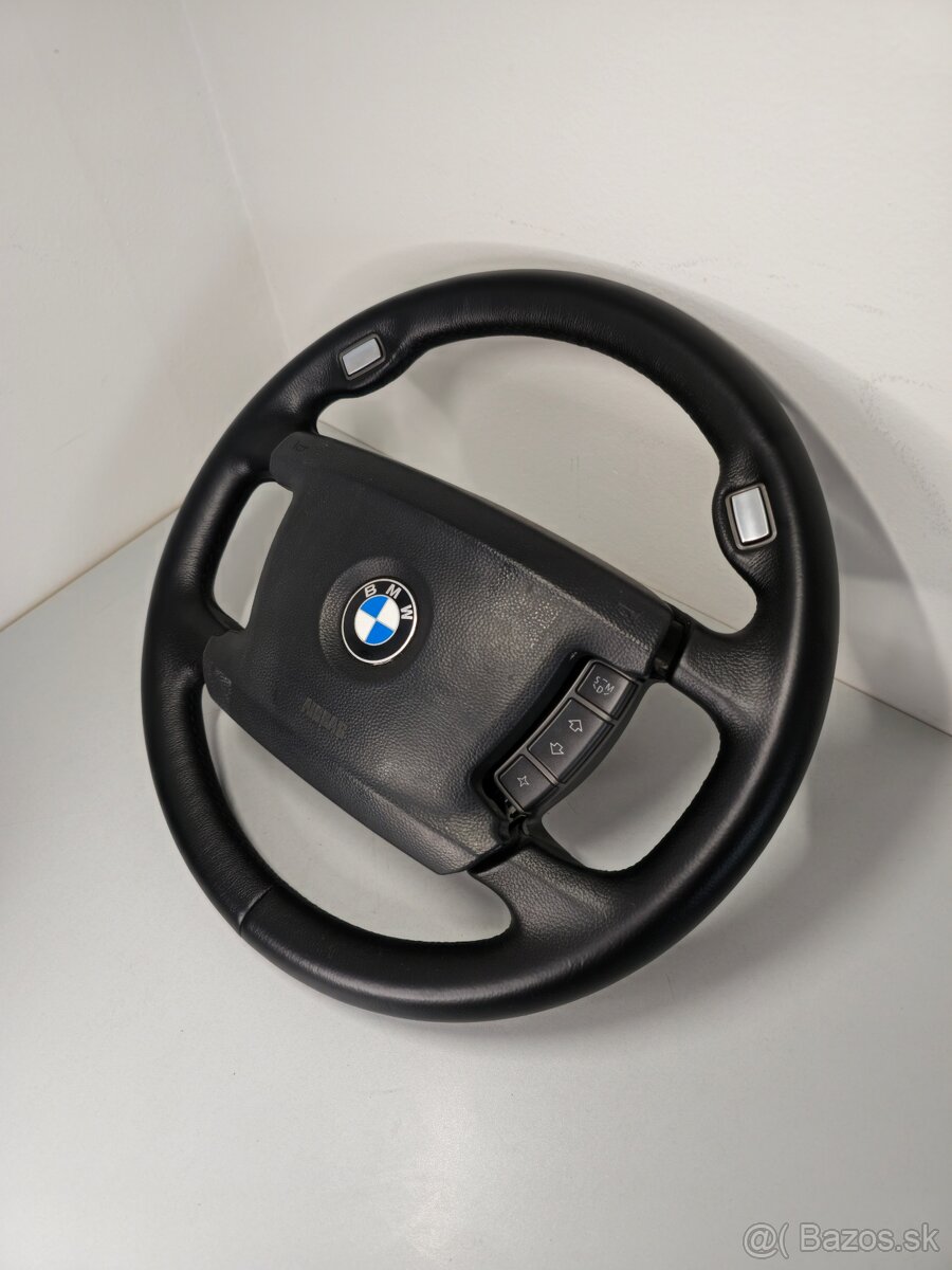 Multifunkčný kožený volant bmw e65 - 2