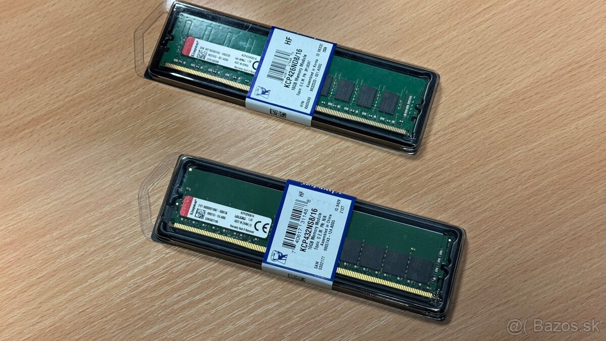 RAM 16GB DDR4 3200MHz Kingston - 2