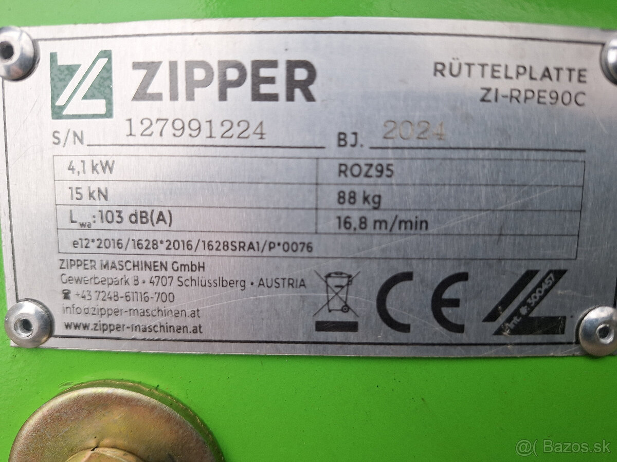 Vibracna doska Zipper ZI RPE 90 C - 2